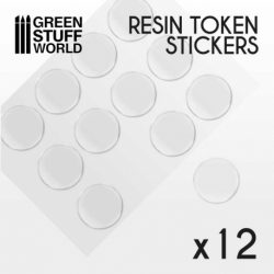 12x Cabuchones Adhesivos Epoxi 40mm