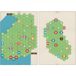 Age of Steam: Hungary & Finland Maps (Inglés)