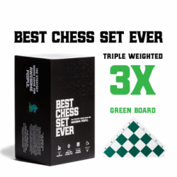 Best Chess Set Ever (Green Board) (Inglés)