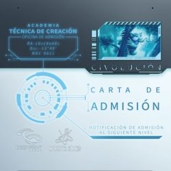 Civolución: Carta de admisión