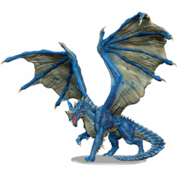 D&D Icons of the Realms: Adult Blue Dragon Premium Figure – EN