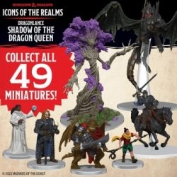 D&D Icons of the Realms: Dragonlance 7 ct. Booster Brick (Set 25) (Inglés)