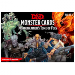 D&D: Monster Cards: Mordenkainen’s Tome of Foes (109 cards) (Alemán)