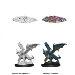 D&D Nolzur’s Marvelous Miniatures – Blue Dragon Wyrmling (6 Units)