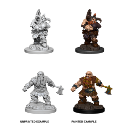 D&D Nolzur’s Marvelous Miniatures: Male Dwarf Barbarian (6 Units)