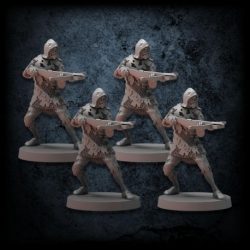 Dark Souls Miniaturas del juego de tablero Hollow Crossbowmen