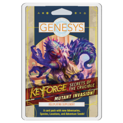 FFG – Genesys RPG Keyforge Secrets of the Crucible: Mutant Invasion (Inglés)