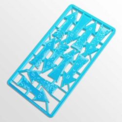 Flechas de Carga y Retirada – Azul Claro