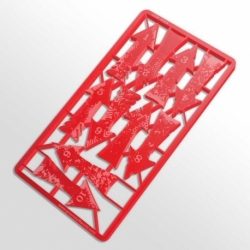 Flechas de Carga y Retirada – Rojo
