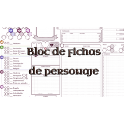 Isphanya: Bloc de fichas de personaje