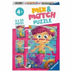 Mix & Match 3 x 24 pcs: Sirenas y monstruos marinos
