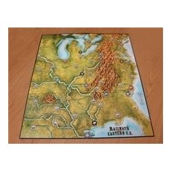 RAILWAYS OF THE WORLD: RAILWAYS OF EASTERN U.S MAP & CARDS (Inglés)