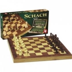 Schachkassette Holz gro’- DE