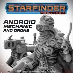 Starfinder RPG Android Mechanic (with Mechanic’s Drone) miniature – EN