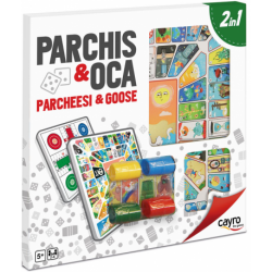 Tablero Parchís-Oca Madera Con Acc 40×40 Cm