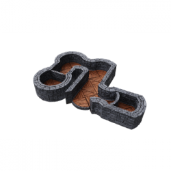 WarLock Tiles: Expansion Pack – 1 in. Dungeon Angles & Curves