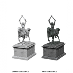 WizKids Deep Cuts Unpainted Miniatures – Heroic Statue (6 Units)