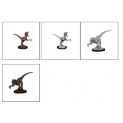 WizKids Deep Cuts Unpainted Miniatures – Raptors (6 units)